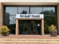 Halo Lit Channel Letters on Pan for 701 East Trade