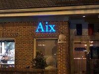 Aix en Provence Restaurant - Close Up of Sign