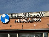 Channel Letter Sign for Diener Law Abogados of Charlotte - JC Signs 2023