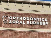 Halo Lit Channel Letter Signage for Orthodontics & Oral Surgery of Belmont, NC [JC Signs]