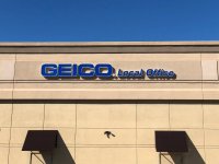 GEICO SIGNAGE - Individually Mounted Channel Letters / LED Illumination