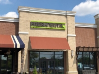 HALO LIT CHANNEL LETTER SIGN for Fresh Dental of Charlotte!