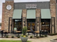 Round Cabinet Sign and Channel Letter Sign for Inizio Pizza