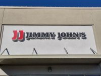 Custom Channel Letter Sign for another Jimmy John's Location - by JC Signs