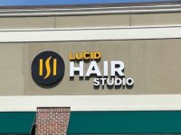 Channel Letter Sign w/Logo - Lucid Hair Studio of Charlotte