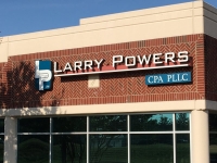 Larry Powers CPA Channel Letter Sign