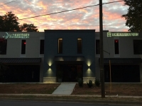 Lineberger Signs at Night