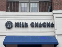 Milk Cha Cha -- Channel Letter Sign with Logo