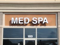 LED Channel Letter Sign for MED SPA of Cornelius, NC (JC Signs 2023)