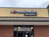 Channel Letter Sign for Norman Doodles Pet Supply of Denver, NC