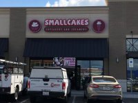Smallcakes Storefront Signage