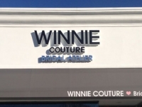 Channel Letter Signage at Winnie Couture - Charlotte, NC
