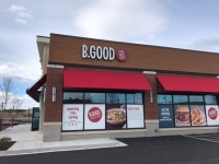 b good Restaurant Sign - Channel Letters with LED Illumination