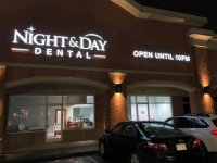 Illuminated Channel Letter Signage - Night & Day Dental of Charlotte