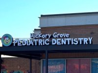 Channel Letter Sign with Logo - Hickory Grove Pediatric Dentistry of Charlotte