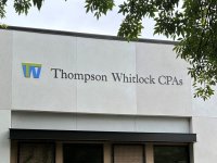 Custom Painted Acrylic Letters & Logo Sign for Thompson Whitlock - JC Signs 2023