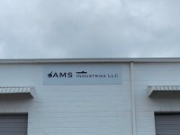 Exterior Logo Sign for AMS Industries of Charlotte - JC Signs 2024