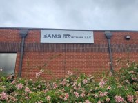 Exterior Logo Sign for AMS Industries of Charlotte - JC Signs 2024