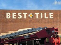 Acrylic Letters / Sign for Best Tile of Charlotte