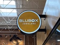 Round Blade Sign for BlueBox Jewelers - JC Signs 2024