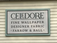 New Exterior Signage for Celedore Fine Wallpaper of Charlotte - JC Signs 2023