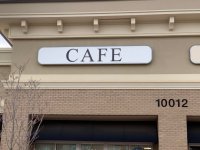 Aluminum Face to Fit Existing Sign Cabinet/Structure for Café of Charlotte Aluminum Face to Fit Existing Sign Cabinet/Structure for Café of Charlotte