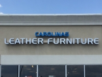 Carolinas Leather Furniture Exterior Channel Letter Sign