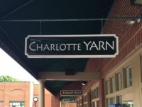 Charlotte Yarn - Hanging Blade Sign