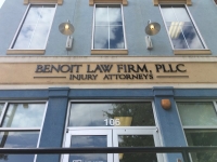 Exterior Sign for Benoit Law of Charlotte
