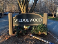 Wedgewood Neighborhood Exterior HDU/Wood Sign