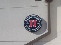 Jimmy John's Sign - Round Light Box Sign with Acrylic Face
