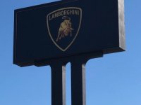 Lamborghini Pole Sign - Refurbished