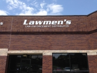 Lawmen's Sign - Sintra exterior sign letters painted