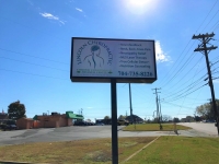 Lincoln Chiropractic of Lincolnton, NC - New Panels for Existing Pole Sign