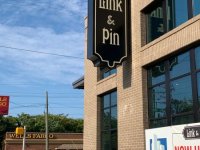 Custom Blade Sign by JC Signs -- for Link & Pin Restaurant