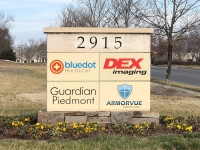 **Logo Only** Added to Existing Monument Sign - Armorvue of Charlotte
