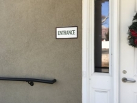 Main Office Entrance Sign