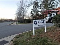 OATi of Indian Trail, NC -- Post & Panel Sign with Vinyl Print Graphics