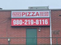Panels for Cabinet Sign - Papa's Pizza To Go