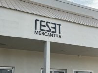 Acrylic, Stud-Mounted Letters for Reset Mercantile of Dothan, AL