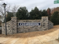 HDU Panel for Existing Monument Structure - Clearbrook Neighborhood