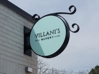 Villani\'s Bakery ~~ Circular Blade Sign with Custom Bracket/Design