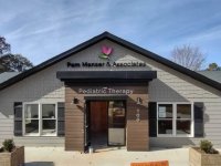 Halo Lit Channel Letter Sign and Acrylic Sign for Pam Manser & Assoc. of Denver, NC