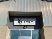 New Routed/ Lit Sign Face for Y2 Yoga of Fort Mill, SC - JC Signs 2022