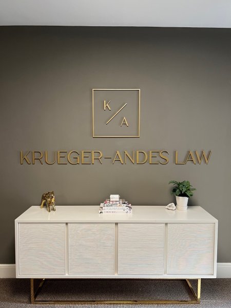 Interior Feature Wall Sign for Krueger Andes Law – JC Signs 2022
