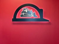 Halo-Lit Feature Wall Sign for HGC of Charlotte
