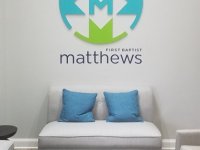Interior Feature Wall Sign for First Baptist Matthews Church Interior Feature Wall Sign for First Baptist Matthews Church