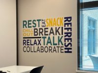 Vinyl Design for Office Interior - JC Signs 2023