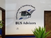 BUS Advisors of Charlotte -- Interior Feature Wall Sign