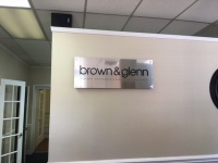Brown and Glenn - Interior Wall Sign